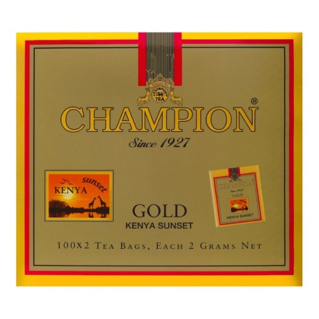 Чай Champion черный Gold Закат Кении гранулированный 100 пакетиков